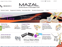Tablet Screenshot of mazaldiamond.com